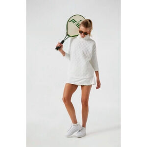 Tuckernuck White Quilted Sweatshirt